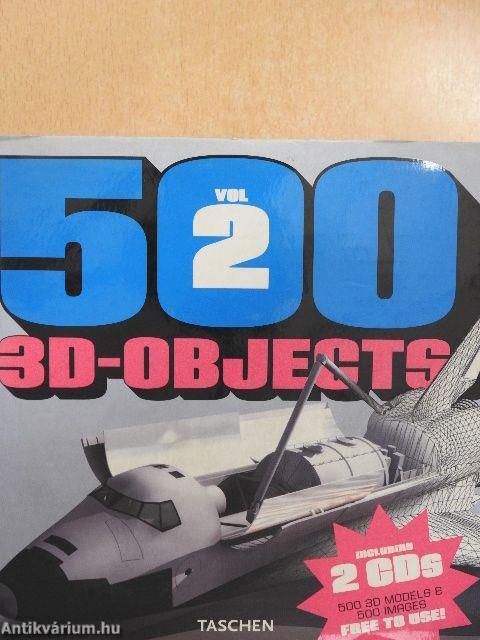 500 3D-Objects 2. - 2db CD-vel