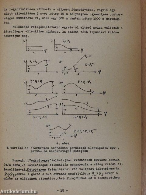 A geoelektromos módszer alkalmazása a földtani kutatásban