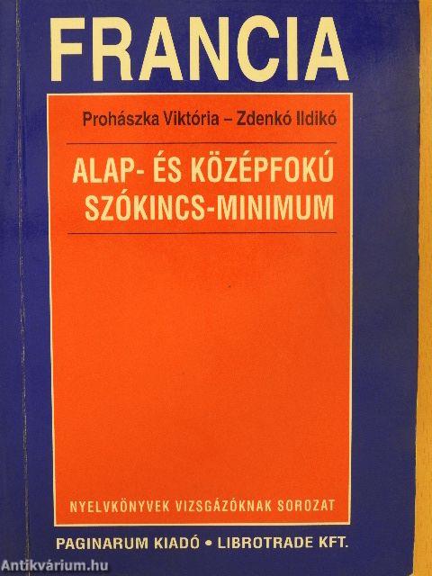 Francia alap- és középfokú szókincs-minimum