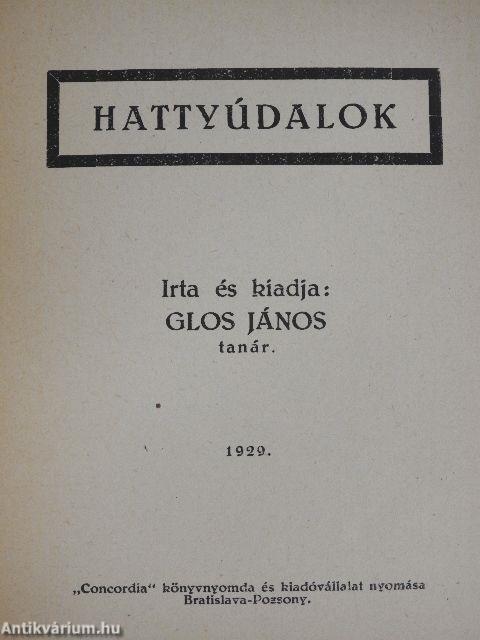 Hattyúdalok