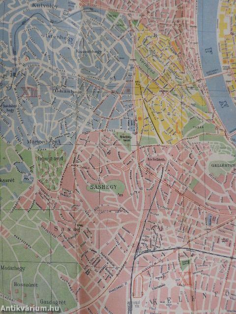 Budapest utmutatója térképpel