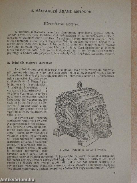 Villamos motorok kezelése