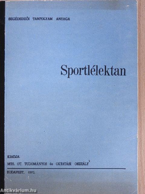 Sportlélektan