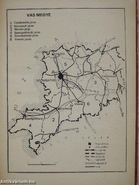 Vas megye fontosabb statisztikai adatai 1956