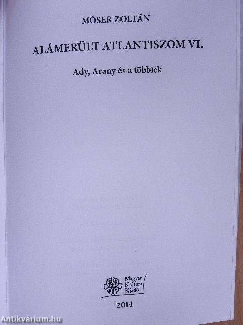 Alámerült Atlantiszom VI. 