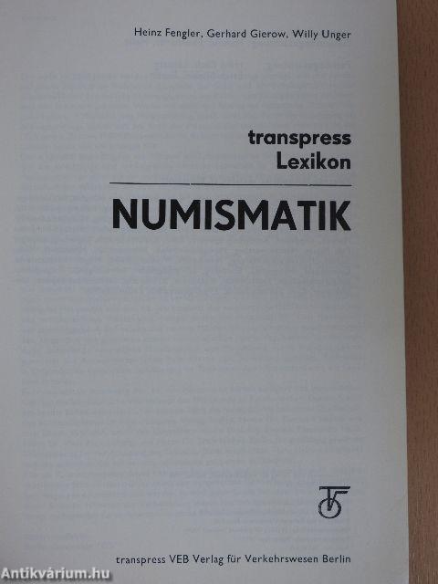 Transpress Lexikon Numismatik