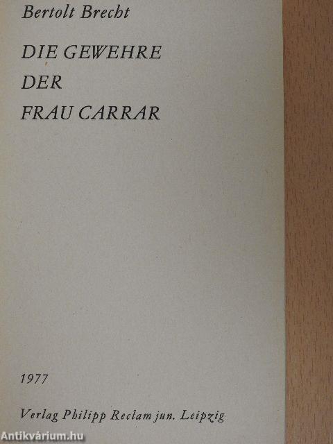 Die Gewehre der Frau Carrar