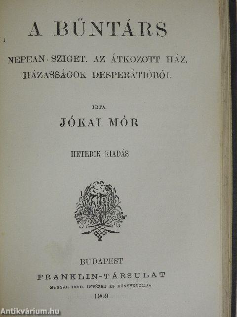 A serfőző/A nyomorék naplója/Fekete világ/Carinus/A nagyenyedi két fűzfa/Regék/A bűntárs/Nepan sziget/Az átkozott ház/Házasságok Desperátióból