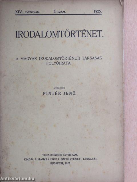 Irodalomtörténet 1925/2.