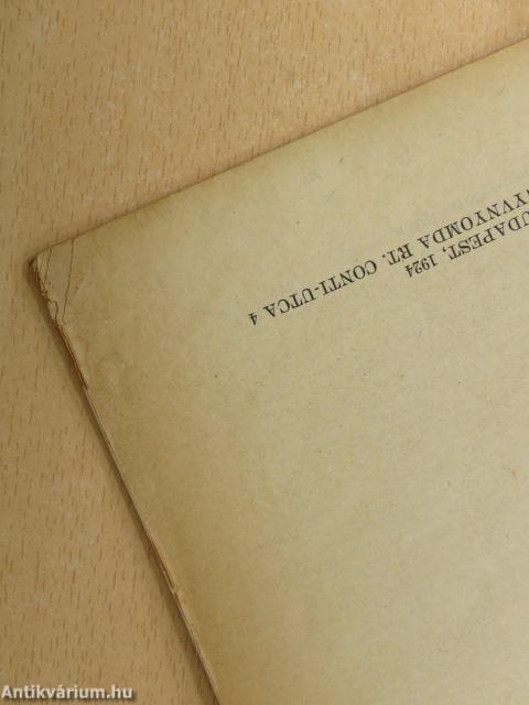 A Magyarországi Szociáldemokrata Párt vezetőségének és a párt parlamenti csoportjának jelentése az 1924. évi április hó 20-án és a rákövetkező napokon tartandó pártgyüléshez