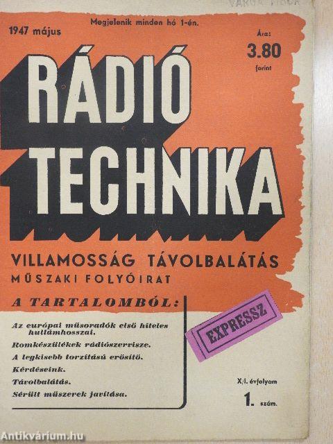 Rádió Technika 1947. május