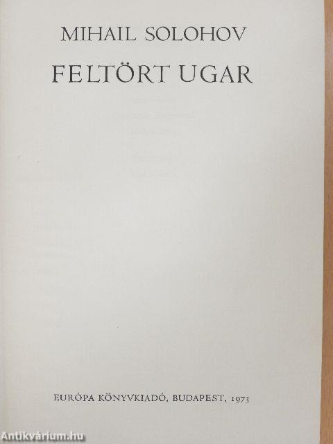 Feltört ugar