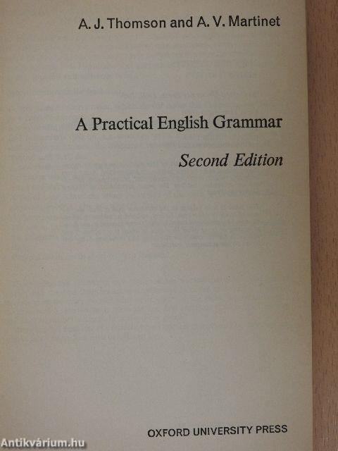 A Practical English Grammar