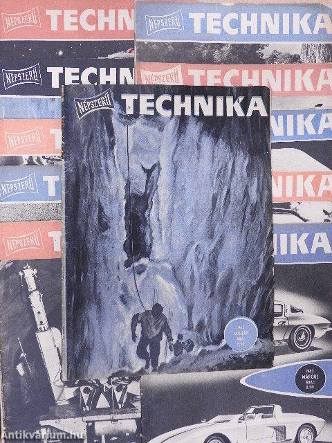 Népszerű Technika 1963. (nem teljes évfolyam)