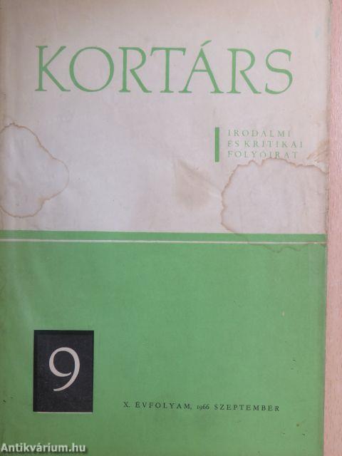 Kortárs 1966. szeptember