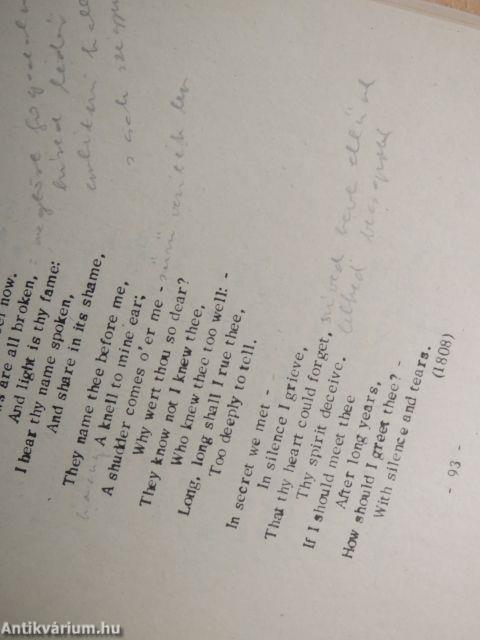 Szöveggyűjtemény a XIX. sz. angol irodalmából