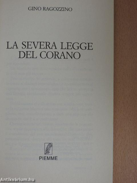 La Severa Legge del Corano