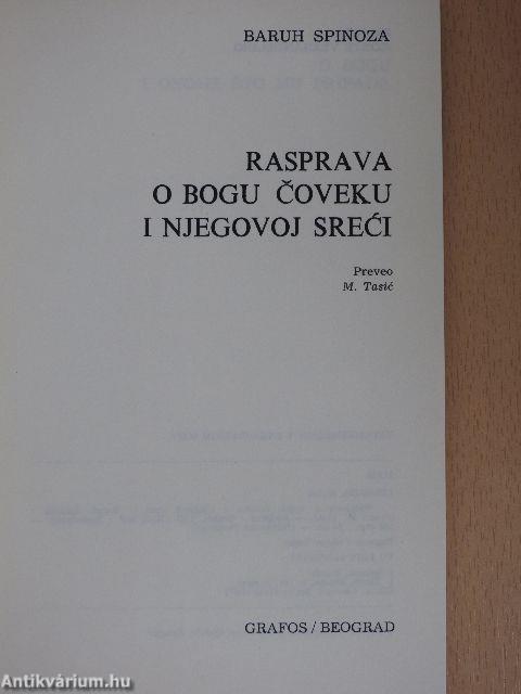 Rasprava o Bogu, coveku i njegovoj sreci