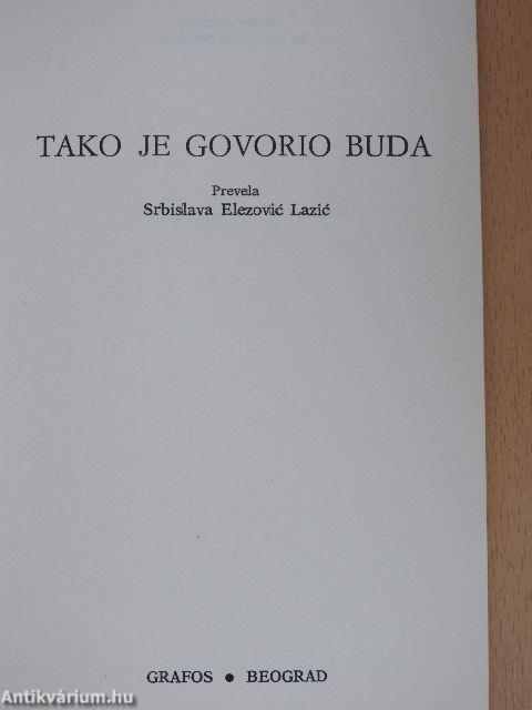 Tako je govorio Buda