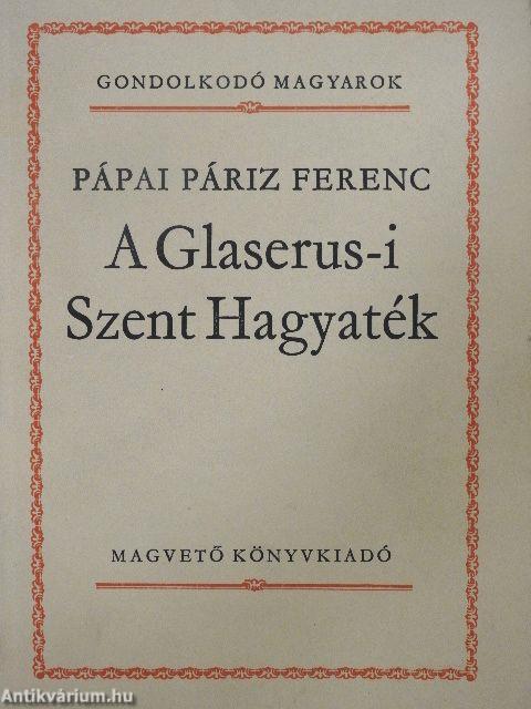 A Glaserus-i Szent Hagyaték