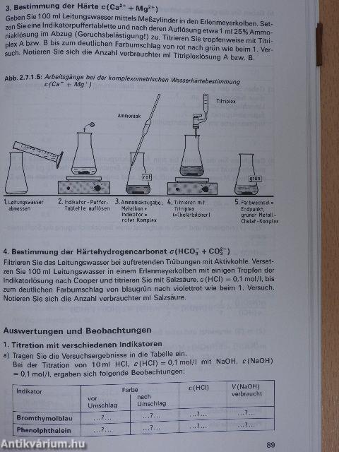 Chemische Übungen