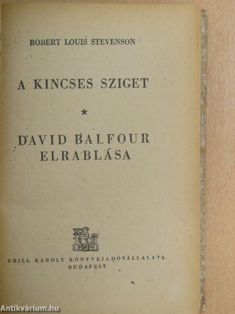 A kincses sziget/David Balfour elrablása