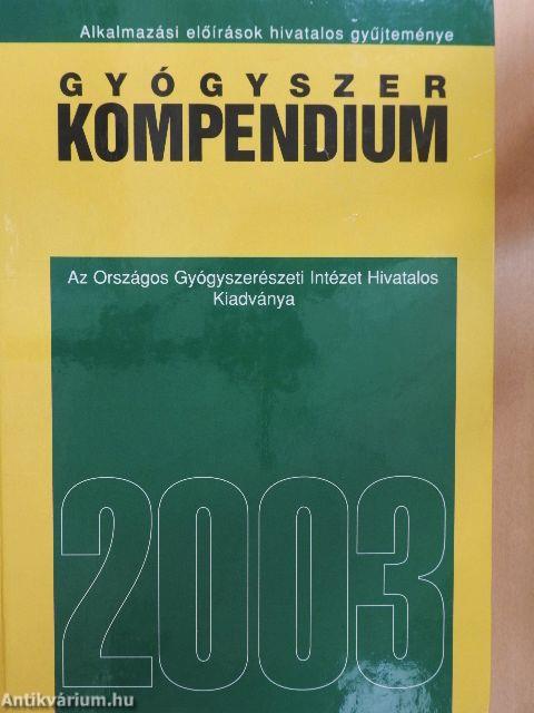 Gyógyszer kompendium 2003
