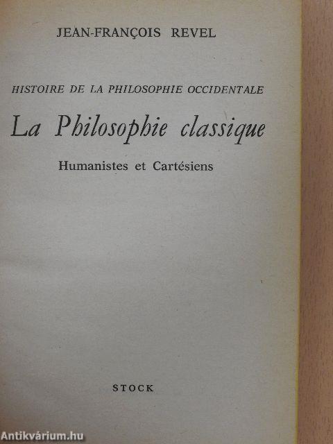 Histoire de la philosophie occidentale - La philosophie classique