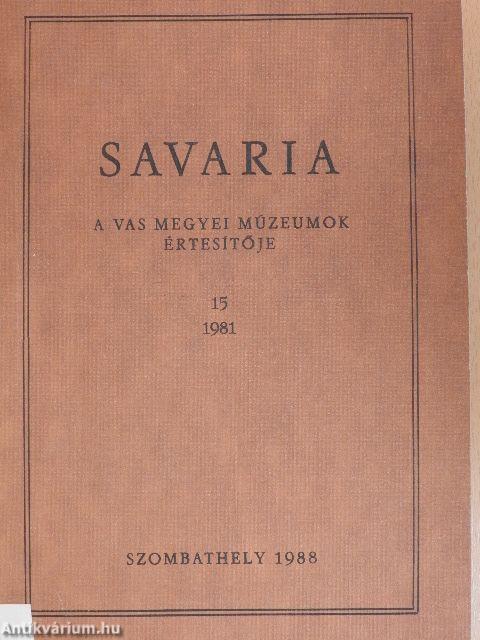 Savaria 15.