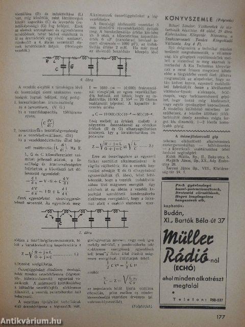 Rádió és filmtechnika 1950. augusztus