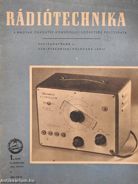 Rádiótechnika 1956. január