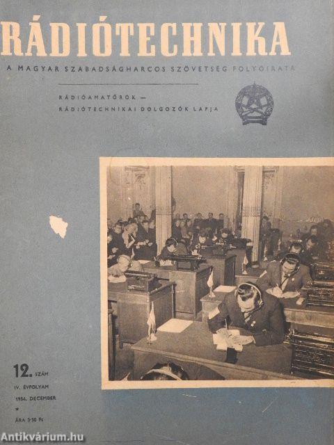 Rádiótechnika 1954. december