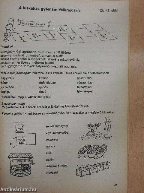 Olvasási munkafüzet az általános iskola 2. osztálya számára 1. rész