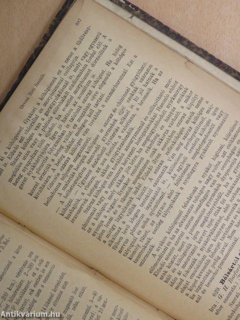 Orvosi Heti Szemle 1888. julius-deczember (fél évfolyam) (rossz állapotú)