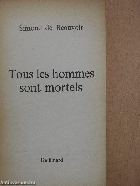 Tous les hommes sont mortels