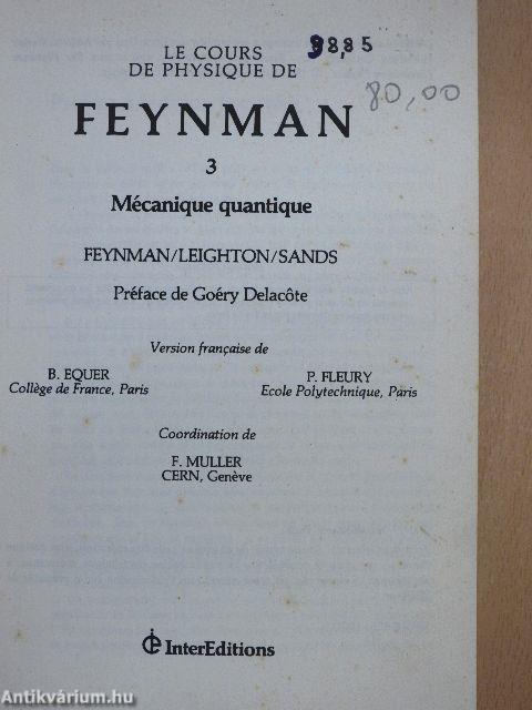 Le Cours de Physique de Feynman 3.