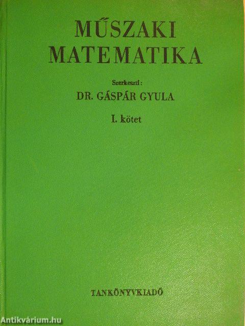 Műszaki matematika I.