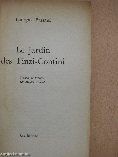 Le jardin des Finzi-Contini