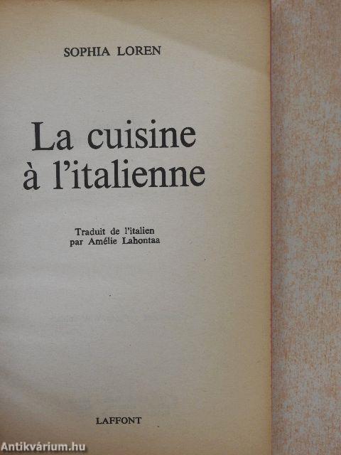 La cuisine á I'italienne