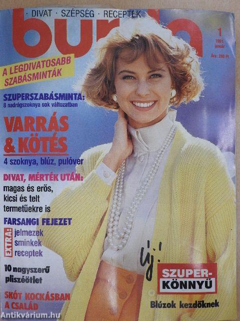 Burda 1991. (nem teljes évfolyam)