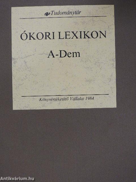 Ókori lexikon I-IV.