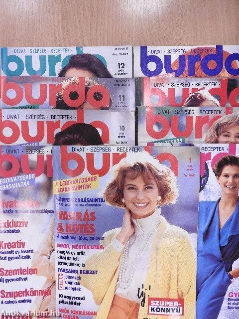 Burda 1991. (nem teljes évfolyam)