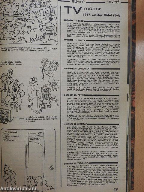 Film-Színház-Muzsika 1977. (nem teljes évfolyam)