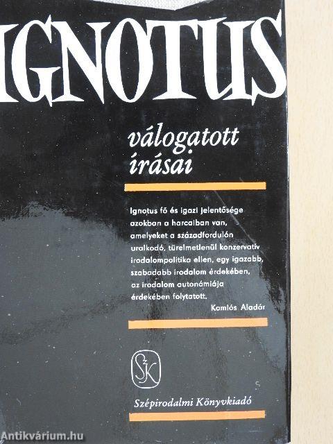 Ignotus válogatott írásai