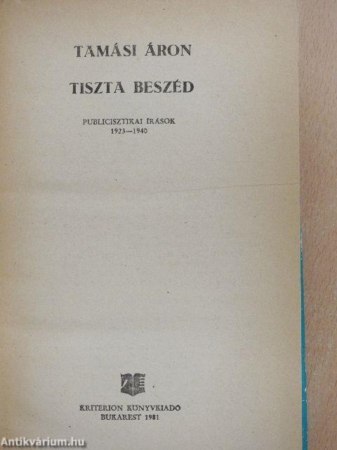 Tiszta beszéd