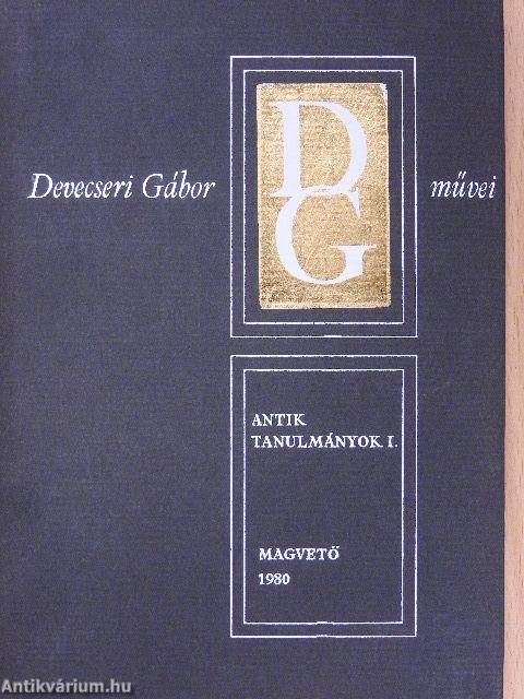 "16 kötet a Devecseri Gábor művei sorozatból (nem teljes sorozat)"