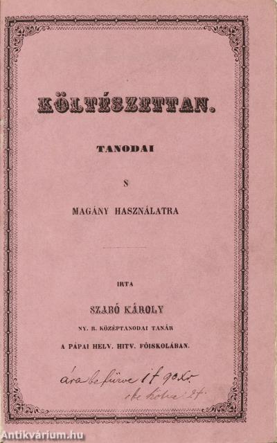 Költészettan