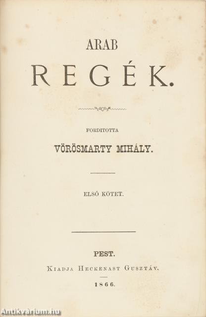 Arab regék I-II.
