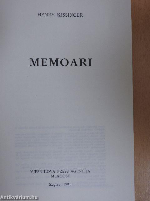 Memoari I. (töredék)