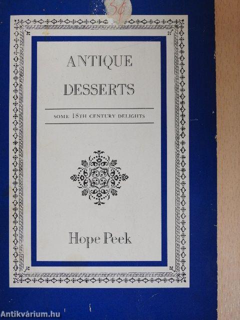 Antique Desserts